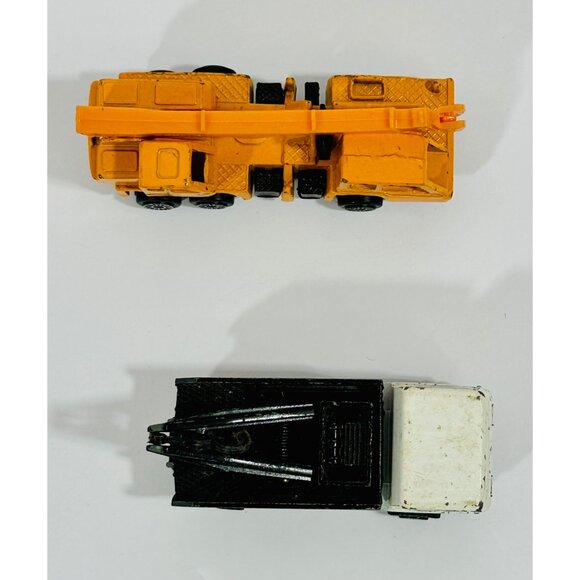 Vintage Yatming Black White Tow Truck & Zylmex Windracers P311 Crane Set Hong Ko - Picture 5 of 12